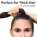 ADRIONE Black Hair Ties - 120 Pack Seamless Elastic Hair Ties for Women, Girls, and Men - No Damage Hair Ties for Thick, Curly Hair - Bun Hair Tie - Buy Online on GoSupps.com
