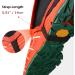 Azarxis Low Trail Gaiters | Reflective Ankle Gators | UV Protection | Breathable | Sand Prevention | Hiking Climbing | Red & Black - L/XL - Buy Online on GoSupps.com