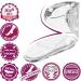 8 Extra Soft Gel Heel Grips for Women - Blister Prevention & Cushion Inserts | Self-Adhesive & Shock Absorbing Pads - Clear - Buy Online on GoSupps.com