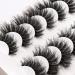 Losha Fluffy Wispy Cat Eye False Eyelashes 7 Pairs Pack - Handmade Natural Faux Mink Lashes (Style5) - Buy Online on GoSupps.com