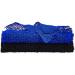 2 pieces African network African body peeling network African network sponge bathroom peeling shower body clothes back laundry skin smoother (blue black)