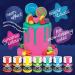 Squires Kitchen NEONZ Neon Effect Food Colouring Paste 8 Colours Set Perfect for Buttercream Sugarpaste Modelling Pastes Fondant Royal Icing Cake Mixes and more! - Buy Online on GoSupps.com