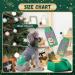 Shop Christmas Dog Sweater | Warm Turtleneck Knitwear for Puppies | Gray-Green Moose XXS - Buy Online on GoSupps.com