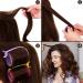 55mm Self Grip Hair Rollers Set - 18 Pieces with Duck Teeth Hair Clips for Women & Men - Buy Online on GoSupps.com