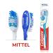 Colgate toothbrush Total all -round cleaning medium 1 piece - manual toothbrush cleans tooth surfaces tongue cheeks & to deep into the interdental spaces with medium -hard bristles 1 piece (1 Pack)