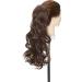 Long Claw Ponytail Hair Extension | Clip-in Jaw/Claw Synthetic Hairpiece | 18 Curly Black/Light Auburn - Buy Online on GoSupps.com