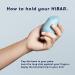 HiBAR Moisturizing Shampoo Bar - All Natural, Plastic-Free & Eco-Friendly for Dry Hair - Buy Online on GoSupps.com