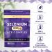 Selenium ACE 200mcg | with Vitamin A C and E | 180 Vegan Tablets | High Strength Selenium Supplement | Essential Trace Mineral | Carlyle - Buy Online on GoSupps.com