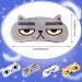 4 Pieces Cat Dog Sleeping Mask Funny Animal Sleep Eye Mask Blindfold for Kids Adults with Adjustable Strap Soft Cute Eyeshade Cover for Blocking Out Lights Sweet Sleep Travel Relax Nap Meditation - Buy Online on GoSupps.com