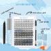 DIY Lash Extension Kit with 300Pcs Individual Lashes and Black Cluster Lash Glue - D-Mix 9-16mm - Includes Lash Applicator and Remover - Perfect for DIY Eyelash Extensions at Home - Buy Online on GoSupps.com