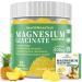 Magnesium Glycinate Gummies 400mg with Ashwagandha, CoQ10, Zinc & Vitamin C - Women Men Adults & Kids 4+ - Sugar Free Vegan Gummies for Sleep, Relaxation & Stress Relief-Pineapple Flavor, 90 Count
