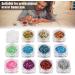 Natudeco Nail Sencer Nail Flash Powder DIY Nail Kit 12 Colors Of Color Exquisite Stylish Skin Friendly Family Nail Salon Decoration - Buy Online on GoSupps.com