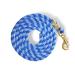 Lead rope for horse - tie rope in various stylish designs lead rope tie rope for pony donkey goat (1x blue-light blue)
