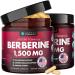 Secret Element Berberine HCL Supplement 1500 mg Vegan Capsules with Beet Root Citrus Bergamot & Black Currant Non-GMO 180 Capsules Pack of 2 180 Count (Pack of 2)