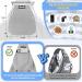 Slowton Dog Carrier Bag - Adjustable Shoulder Strap Front Bag Design for Outdoor Walks - Gray-Sweater Fabric (S Pets 1.3-3.6kg) - Buy Online on GoSupps.com