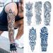 Aresvns Realistic Full Arm Temporary Tattoos - Waterproof & Long-Lasting 2-3 Weeks | Semi Permanent Tattoo Sleeve for Adults | Perfect Christmas Gift - Buy Online on GoSupps.com