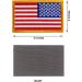 Tactical Patches of USA US American Flag Reverse  with Hook and Loop for Backpacks Caps Hats Jackets Pants  Military Army Uniform Emblems  Size 3x2 Inches Gold Border  Reverse - Buy Online on GoSupps.com