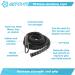 Get Out! 15ft Black Climbing Rope for Kids & Adults - Indoor/Outdoor Gym Exercise - Buy Online on GoSupps.com