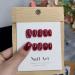 Handmade Press On Nails-Short Red Cat Eye with Removable and Reusable Design for Luxury and Elegant Nail enhancement (Color : L) - Buy Online on GoSupps.com