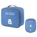 AhoGou 2stk medication bag large capacity emergency pocket first aid bag empty waterproof medicine storage bag for home office blue