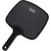 Poniks Portable Black Professional Hairdressing Mirror with Handle - 24 cm Rectangular Ideal for Salon Hairdressers | International Shipping Available - Buy Online on GoSupps.com