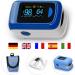 Buy Medx5 OLED Color Display Pulse Oximeter - Certified Medical Device with Heart Rate Monitor & Extra Accessories | International Shipping Available - Buy Online on GoSupps.com