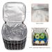 BABEYER Breastmilk Cooler Bag with Ice Pack - Fits 4 Baby Bottles, 9 Oz Capacity - Ideal for Nursing Moms and Daycare - Black - Buy Online on GoSupps.com
