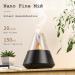DEALFUN Essential Oils Aroma Diffuser Portable Humidifier with Cool Mist and Warm Light Effect Remote Control 150 ml Capacity for Bedroom Office Living Room Yoga (Black) - Buy Online on GoSupps.com