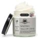100% Grass Fed Beef Tallow For Face & Skin - All Natural Tallow Face Cream - Whipped Moisturizer Lotion - Made in USA - 100% Organic Essential Oils - Lrg 4 Fl Oz - For Sensitive Skin - (Unscented) Unscented 4 Fl Oz (Pack of