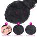 Oseti Long Black Braided Afro Puff Drawstring Ponytail Extension for Black Women - Kinky Curly Lantern Clip-In Hairpiece (1B) - Buy Online on GoSupps.com