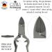 Camila Solingen CS13 Large Heavy Duty Toe Nail Clipper - Sharp Trimmer for Thick Toenails, Made in Solingen Germany - Buy Online on GoSupps.com