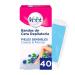 Veet Easy Gelwax Body Bands Depilatory Wax Skin Sensitive X40