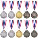 Favide 12-Piece Gold, Silver, Bronze Award Medals - Winners Prizes for Competitions - 2 Inches - Buy Online on GoSupps.com