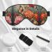 Shop Flowers & Butterfly Print Unisex Sleep Eye Mask | Soft Comfort Eye Shade for Travel Yoga & Shift Work - Buy Online on GoSupps.com