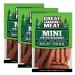 Mild Mini Pepperoni 3 Pack - Pepperettes Bundle 3 x 225g Bags by Great Canadian Meat Meat Snacks Bulk Pepperoni Sticks Box For Carnivores. Perfect For Snacking Keto Friendly Gluten Free High In Protein