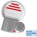 Lice Comb (Pack of 3) - Professional Stainless Steel Treatment for Head Lice with Rounded Tips - Individually Packaged for Comfort and Ease of Use - Buy Online on GoSupps.com