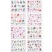 CHANGAR Nail Art Stickers Water Transfer Nail Decals Flower Leaf Plants Fruits Summer Series Design Manicure Tips 29 Sheets Nail Tips Charms Applique DIY Toenails Nail Art Decorations Accessories - Buy Online on GoSupps.com