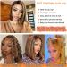 SKYDO Highlight Ombre Bob Wig Human Hair 4/27 Honey Blonde Lace Front Wig 10 Pre Plucked 150% Density for Black Women - Buy Online on GoSupps.com