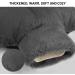 SWAWIS 2-in-1 Electric-Free Foot Warmers | Soft Heat Bottle for Adults | Gray 36x30cm - Buy Online on GoSupps.com