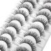 Glowing Win 3D Effect Russian Strip Lashes - 10 Pairs D Curl Cat Eye Fake Eyelashes | Reusable Wispy Short Lashes - Buy Online on GoSupps.com
