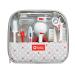 American Red Cross Deluxe Health and Grooming Kit for Infants | Thermometer, Medicine Dispenser, Comb, Brush, Nail Clippers and More | Convenient Tote Included - Buy Online on GoSupps.com