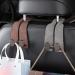 Car Seat Back Storage Hook Car Seat Hooks Car Seat Headrest Hooks for Purses and Bags Car Hook Seat Back Storage Hook Double Hook Holder for Convenient Storage (Grey) - Buy Online on GoSupps.com