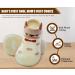Dookeh Baby Shoes Non Slip Soft Sole Sneakers for Boys & Girls | Toddler Infant First Walking Shoes | Babygirl Sock Shoes 2-3 Years | Brown - Buy Online on GoSupps.com