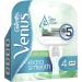 Gillette Venus Extra Smooth Razor Blades for Women - 4 Replacement Blades with Moisture Strip for Skin Protection - International Shipping Available - Buy Online on GoSupps.com