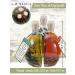 Direct & Friendly Gift Set: 3 Decorative Organic Olive Oil Bottles - Naturally Cloudy Chili & Oregano (3x200ml) - Perfect International Gift - Buy Online on GoSupps.com