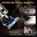 Professional Men's Hair Clippers - Zero Gapped Cordless Trimmer with LED Display - Vintage Silver - Buy Online on GoSupps.com