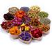 16 Bags Dried Flowers 100% Natural Dried Flowers Herbs Kit for Soap Making  DIY Candle Making Bath - Include Rose Petals Lavender Don't Forget Me Lilium Jasmine Rosebudsand More 16 Bags*10g