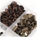STOBOK 1 Box Double-Sided Rivet Buckle Leather Repair Studs Belt Rivets Leather Rivets Suitcase Five Colors - Buy Online on GoSupps.com