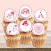 PRECUT Pink Valentines Day Cupcake Toppers Love You Edible Cake Topper Edible Valentine Cake Decorations Proposal Decorations Engagement Cake Decoration Cute Anniversary Cake Toppers (24) - Buy Online on GoSupps.com