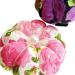 CUSHYSTORE Floral Small Wrist Pin Cushion with Adjustable Strap - Purple + Pink | 2.75'' x 2.75'' x 1.25 - Buy Online on GoSupps.com